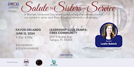 SALUTE TO SISTERS IN SERVICE [TAMPA]