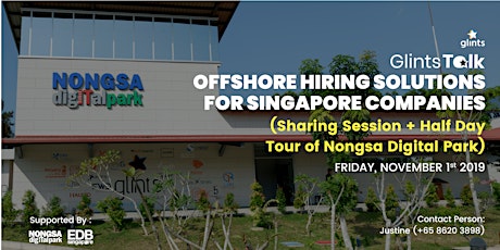 Offshore Hiring Solution for Singapore Company (Sharing Session + Explore Nongsa Digital Park) primary image