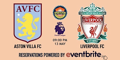 Imagen principal de Aston Villa v Liverpool |Premier League - Sports Pub La Latina