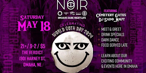 Immagine principale di Club Noir - World Goth Day Party 