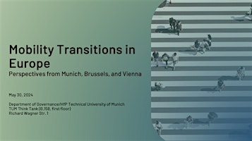 Imagem principal do evento Mobility Transitions in Europe