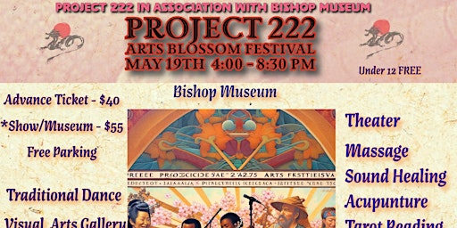 Imagem principal do evento Project 222 - Arts Blossom Festival (Free Parking)