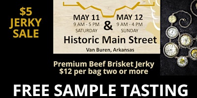 GEHRKE JERKY FREE TASTING & SALE AT STEAMPUNK EVENT primary image