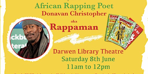 Imagen principal de Read Aloud Proud with African Rapping Poet Donavan Christopher aka Rappaman