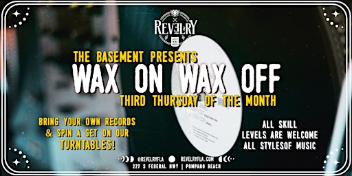 Imagem principal do evento Bring Your Own Vinyl Night - Wax On Wax Off