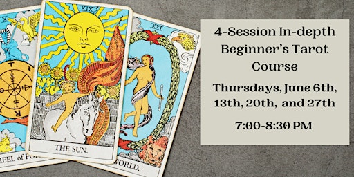 Hauptbild für 4-Session In-Depth Beginners Tarot Course