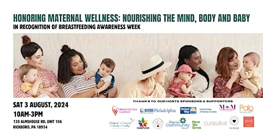Imagem principal do evento Honoring Maternal Wellness:  Nourishing the Mind, Body and Baby