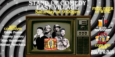 Top Shelf Comedy Stand Up - East Village (Free drink with ticket)  primärbild