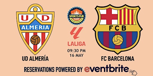 Hauptbild für Almeria v Barcelona | LaLiga - Sports Pub Madrid | La Latina