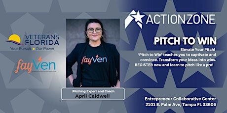 "Pitch to Win" Workshop with April Caldwell