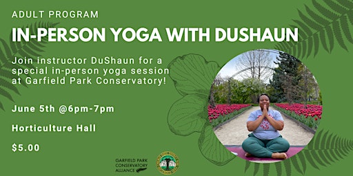 Yoga with DuShaun (In-Person Only) primary image