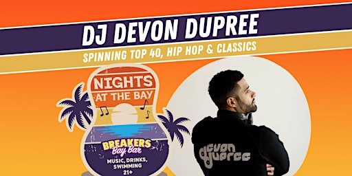 DJ Devon Dupree at Fun-Plex Swim-Up Bar