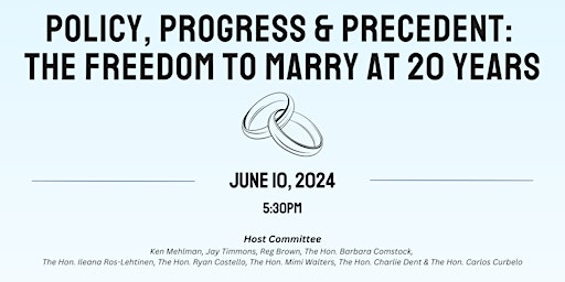 Imagem principal do evento Policy, Progress, and Precedent: The Freedom to Marry at 20 Years