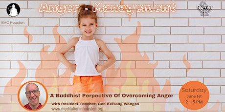 Anger Management: A Buddhist Perspective with Gen Kelsang Wangpo