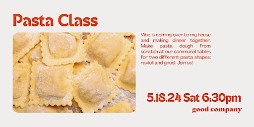 Imagem principal do evento Pasta Class