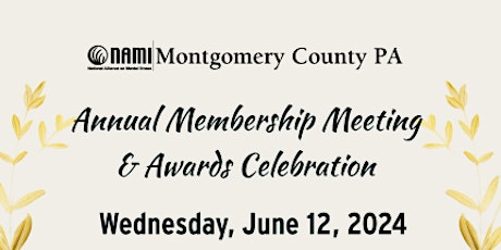 NAMI Montgomery County's Annual Membership & Awards Dinner