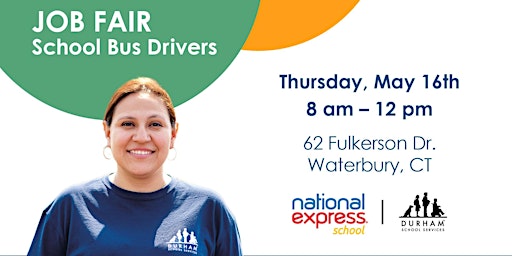 Job Fair for School Bus Drivers - Training Provided - Up to $5000 Sign on Bonus primary image