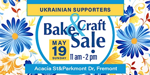 Ukrainian Supporters Bake and Craft Sale, Fremont primary image