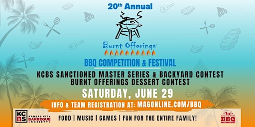 20th Annual Burnt Offerings BBQ Competition and Festival primary image