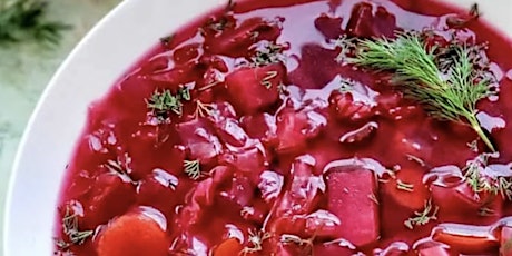 Cuisine of Different Cultures-Borscht = Ukrainian Beet Soup