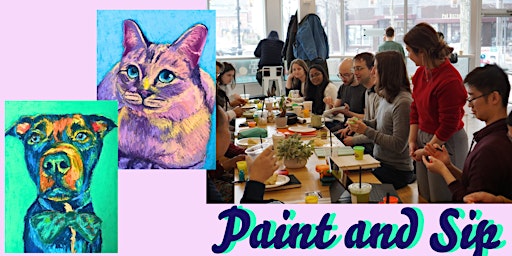 Image principale de Paint and Sip: Pet Portraits at Couch Dog Brewing