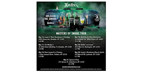 Primaire afbeelding van Ardbeg Masters of Smoke Tour Comes to Brooklyn, New York