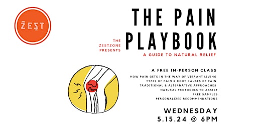 Imagem principal do evento The Pain Playbook - A Guide to Natural Relief