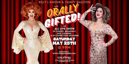 Imagem principal do evento Orally Gifted with Vanity Halston and Billy L'Amour