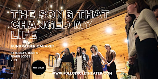 Imagem principal do evento "The Song That Changed My Life"  Fundraiser Cabaret