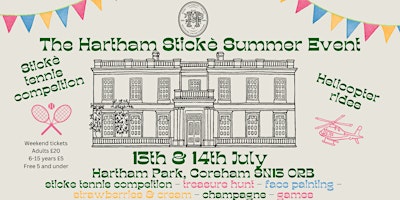 Imagem principal do evento Hartham Park Stickè Summer Event