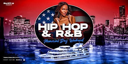 Primaire afbeelding van Hip Hop & R&B MEMORIAL DAY PARTY Cruise NYC