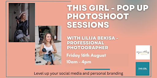 This Girl - Pop Up Photoshoot sessions (In Person) primary image
