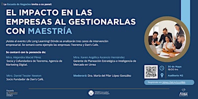 Primaire afbeelding van Panel: "El impacto en las empresas al gestionarlas con Maestría"