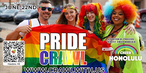 Imagem principal do evento The Official Pride Bar Crawl - Honolulu - 7th Annual