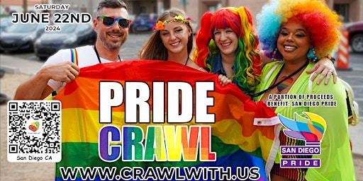 Imagen principal de The Official Pride Bar Crawl - San Diego - 7th Annual