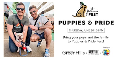 Hauptbild für Puppies & Pride Pet Fest w/ The Mall at Green Hills & Nashville Lifestyles