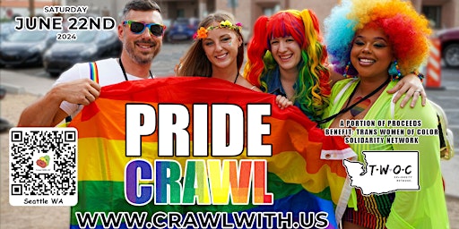 Imagem principal do evento The Official Pride Bar Crawl - Seattle - 7th Annual