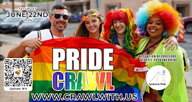Imagem principal do evento The Official Pride Bar Crawl - Spokane - 7th Annual