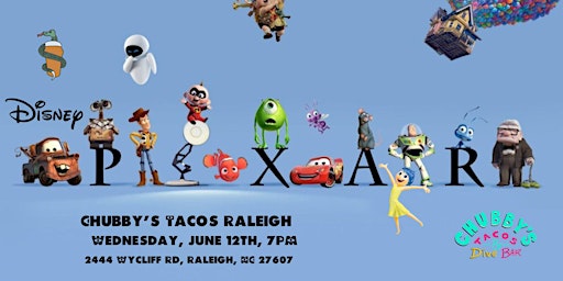 Disney Pixar Movie at Chubby's Tacos Raleigh primary image