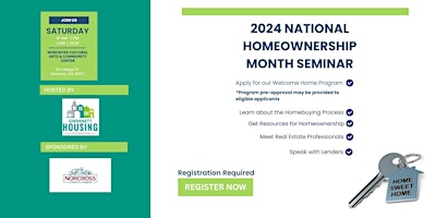Imagem principal de GHC 2024 National Homeownership Month Seminar