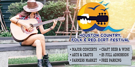 Houston Country Red Dirt Festival at NASA- Clear Lake Park, October 5, 2024