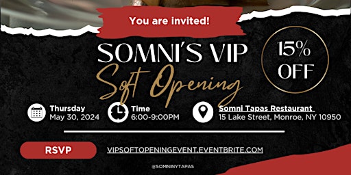 Imagem principal do evento Somni's VIP Soft Opening Event