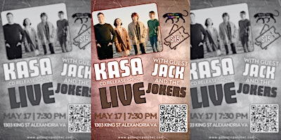 LIVE MUSIC: KASA CD Release Show primary image