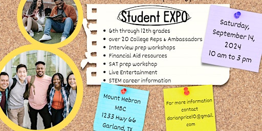 Mount Hebron MBC Student EXPO primary image