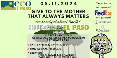 Primaire afbeelding van Planting 50 Trees at Ascarate Park's All Abilities Playground