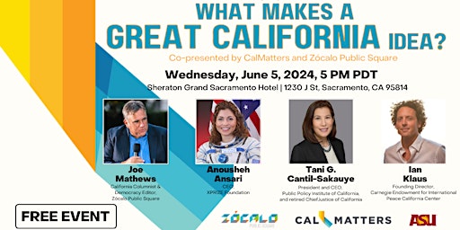 What Makes a Great California Idea? primary image