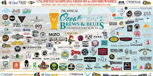 Primaire afbeelding van 7th Annual Deerfield Beach Ocean Brews and Blues Beer Fest