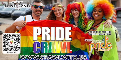 Imagem principal do evento The Official Pride Bar Crawl - Tucson - 7th Annual