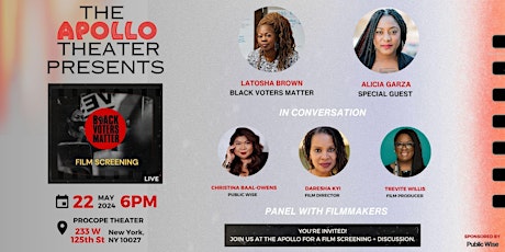 Black Voters Matter: A Film Screening + Discussion
