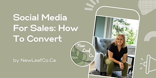 Imagem principal do evento Social Media For Sales: How To Convert